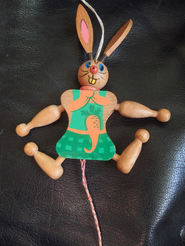 Lapin pantin articulé en - ,