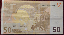 Billets rare de 50 euros -
