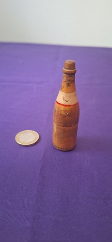 Bouteille bois tournée - bouteille,