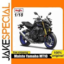 Moto Miniature Maisto 1:18 Yamaha MT10 Diecast Motorcycle Model Modèle Réduit