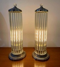 Paire de lampes de table art