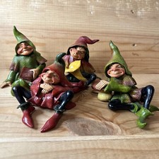 Figurine Statue Gnomes Pièces Uniques MG Créateur Numérotées Lutin Pixie Troll