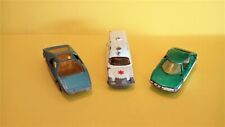 3 ANCIENNES NOREV MINIJET MASERATI BOOMERANG MERCEDES AMBULANCE TRAPEZE BERTONE