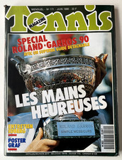 TENNIS MAGAZINE N° 171 ★ JUIN 1990 ★ SPECIAL ROLAND-GARROS 90