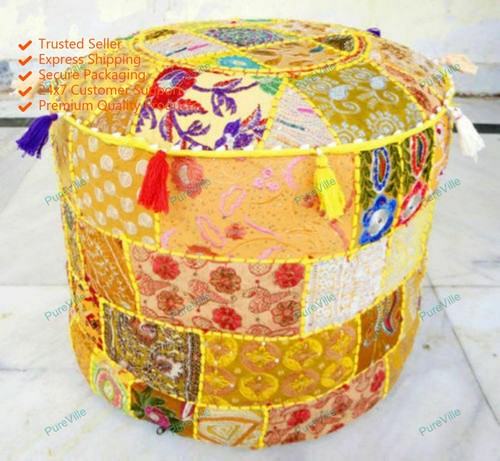 Tabouret ottoman indien - , en