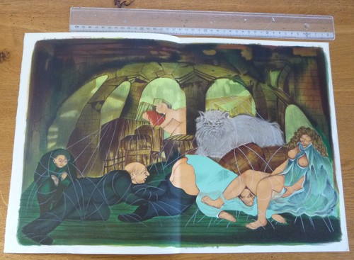 Lithographie couleurs de - lithographie,