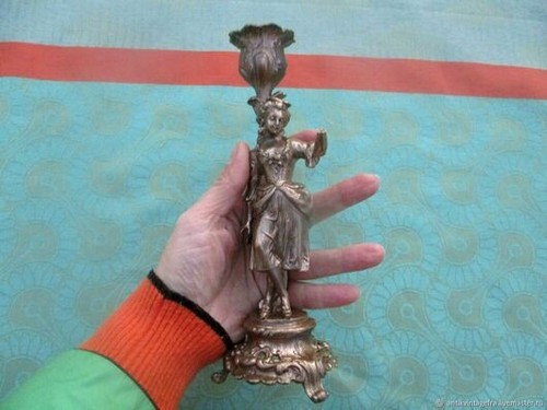 Sculpture ancienne bougeoir