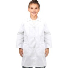 Blouse Docteur Blouse Chimie Blanche Enfants Costume de Docteur Scientifique ...
