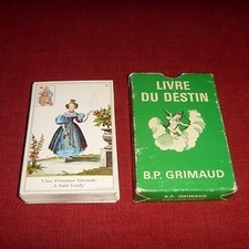 Ancien jeu cartes oracle Livre du Destin B.P. Grimaud VINTAGE