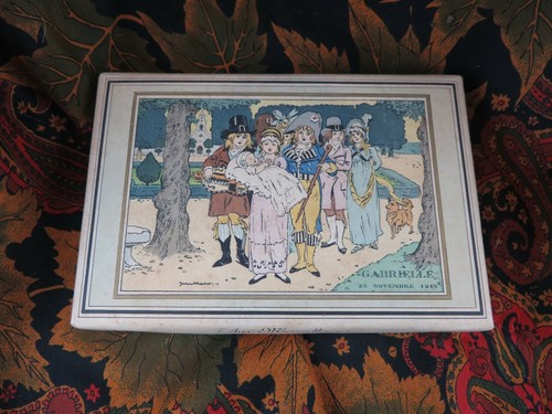 Old cardboard advertising - advertising, box
