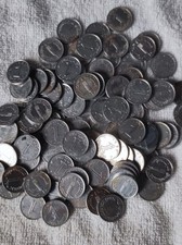 Lot de 70 pièces de monnaie française 1 centime Epi en état moyen 