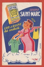 BUVARD - LESSIVE SAINT-MARC - LAVE ET RAVIVE LES COULEURS