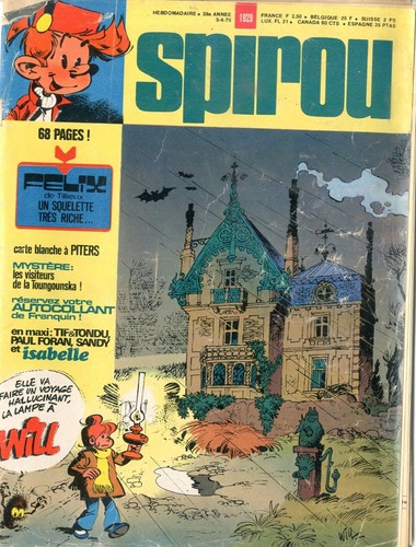 A17 spirou 1929 carte - n°1929,