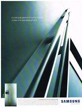 PUBLICITE ADVERTISING  2002   SAMSUNG    frigidaire américain