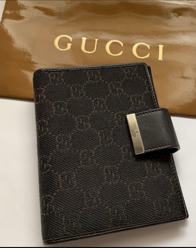 Gucci canvas notebook - gucci, gg