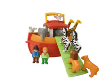 16⚜️ Jouet Playmobil Bateau 123 L'Arche De Noé Transportable Réf: 6765
