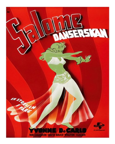 Affiche vintage salomé art - vintage,