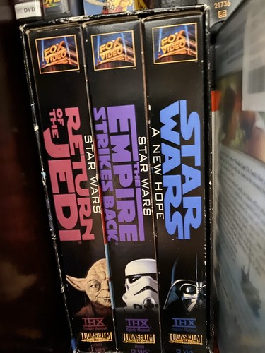 Star Wars Trilogy VHS 3 Tape
