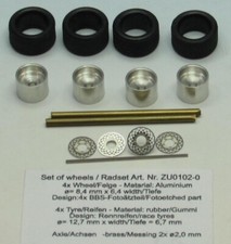 Ensemble de roues 102 4x Jante
