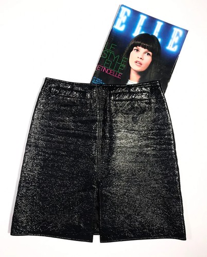 Jupe courrèges vinyle taille - jupe,
