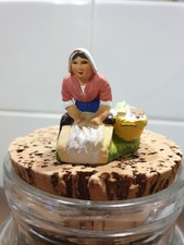 Santon Creche Noël nativite Marcel Carbonel Taille 2 7cm Femme Laveuse