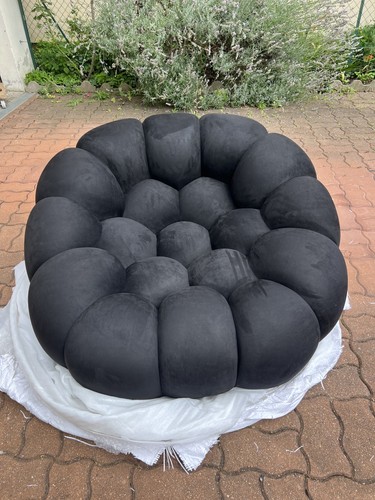 Fauteuil bubble look bombé - fauteuil,