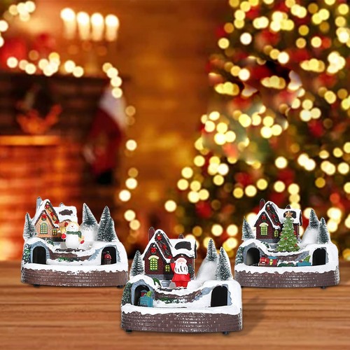 Figurine maison noël - maison,