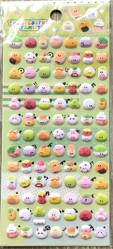Famille colorée bonbons - colorée,