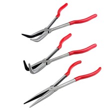 Pince à creuset, pince à long bec, pour fondre le métal bronze argenté,