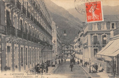 Cpa cauterets boulevard - cauterets,