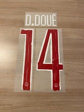 Flocage officiel D.DOUE N°14 ligue des champions PSG 2024/2025 home vendeur pro
