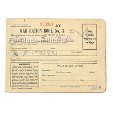 Livret de coupons " War Ration
