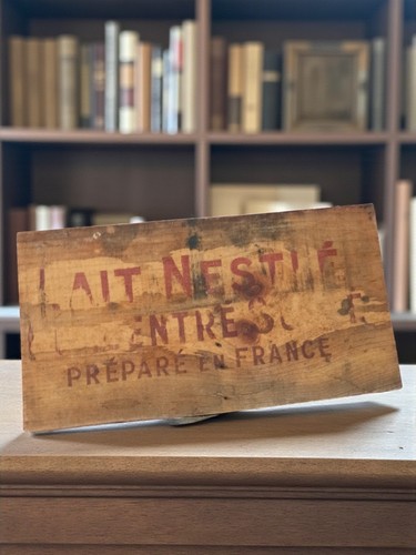 Plaque publicitaire ancienne