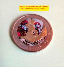 VATICAN 2006 - GARDE SUISSE PONTIFICALE -  2 EURO  COULEUR  COLORED COLOR  