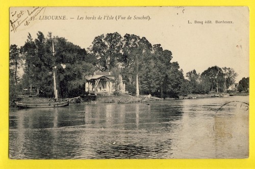 Cpa libourne - -, (gironde)