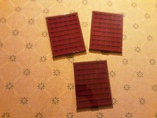  3 Medailliers D’occasion Leuchtturm En Feutrine Bordeaux Pour 48 capsules 