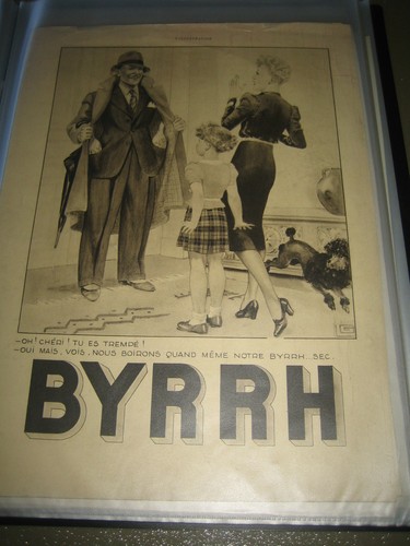 Publicité ancienne byrrh - publicité,