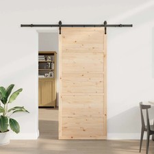 Porte coulissante Marron Bois