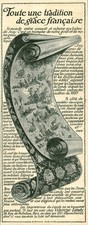 Publicité ancienne toile de