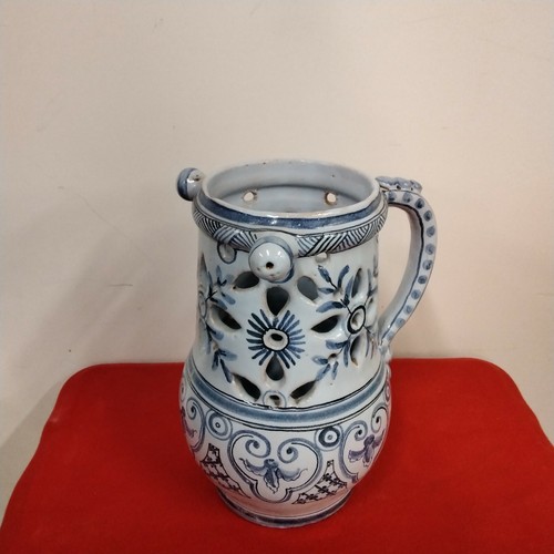 Ancien pot trompeur faience - ancien,