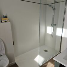 douche ouverte complète receveur antidérapant  colonne douche paroi verre