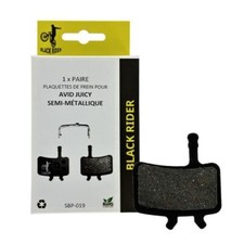 jeu plaquettes de frein BLACK RIDER AVID JUICY SEMI METALLIQUE (HORS GOUPILLE)