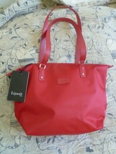 SAC LIPAULT PLUME ROUGE NEUF 