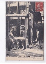 MONTCHANIN-les-MINES: grande tuilerie, fabrication des pots de cheminée -