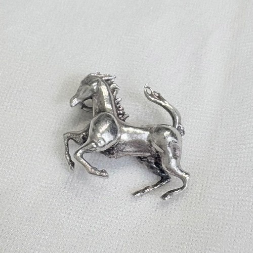Pendentif cheval dessus - , argent