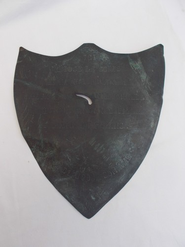 Plaque mortuaire ancienne - plaque,