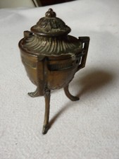 ANTIQUE LINED FRENCH JEWELRY BOX.