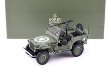 1:18 NOREV Jeep Willys Armée 1944 D-Day Armée Américaine Vert 189016