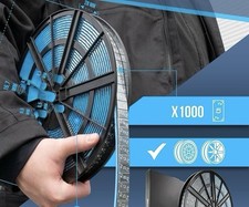 Masse équilibrage autocollante / Masse de jante Aluminium 1000 x 5g