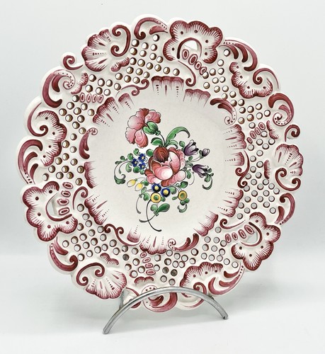Assiette ajourée desvres - ajourée,